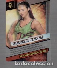 Cromos de f&uacute;tbol: CROMO DE LUCHA LIBRE W PANINI DEL A&Ntilde;O 2016 PEYTON ROYCE N&ordm;157