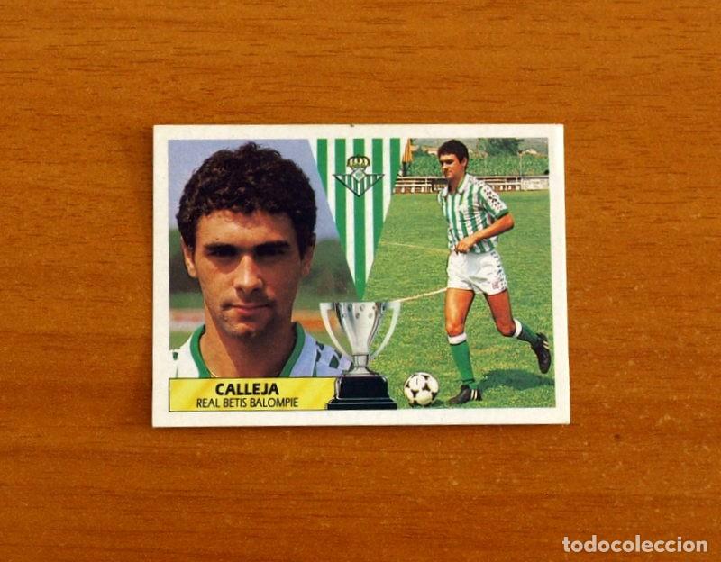 Cromos de f&uacute;tbol: Real Betis - Calleja - Ediciones Este Liga 1987-1988, 87-88 - Cromo Nunca pegado