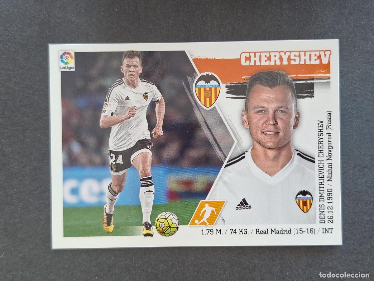 Cromos de f&uacute;tbol: L3 SHERYSHEV VALENCIA C. F. MERCADO INVIERNO LIGA ESTE 2015 2016 15 16 NUNCA PEGADO SIN PEGAR