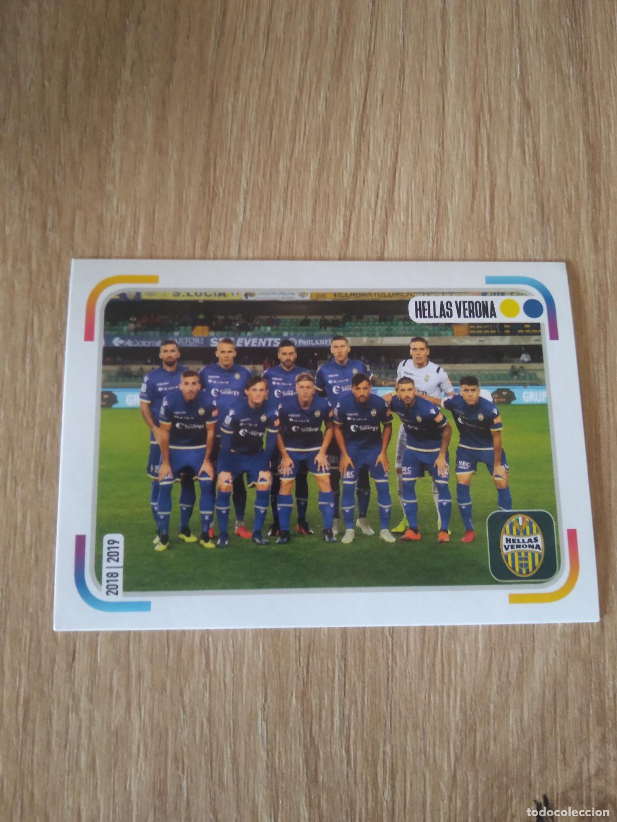 Cromos de f&uacute;tbol: 634 EQUIPO PLANTILLA HELLAS VERONA CROMO FUTBOL PANINI LIGA ITALIA 18-19 CALCIATORI 2018-2019