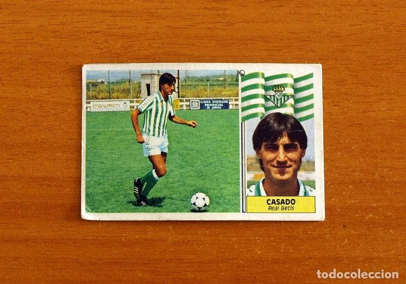 Cromos de f&uacute;tbol: Real Betis - Casado - Liga 1986-1987, 86-87 - Ediciones Este - Nunca pegado