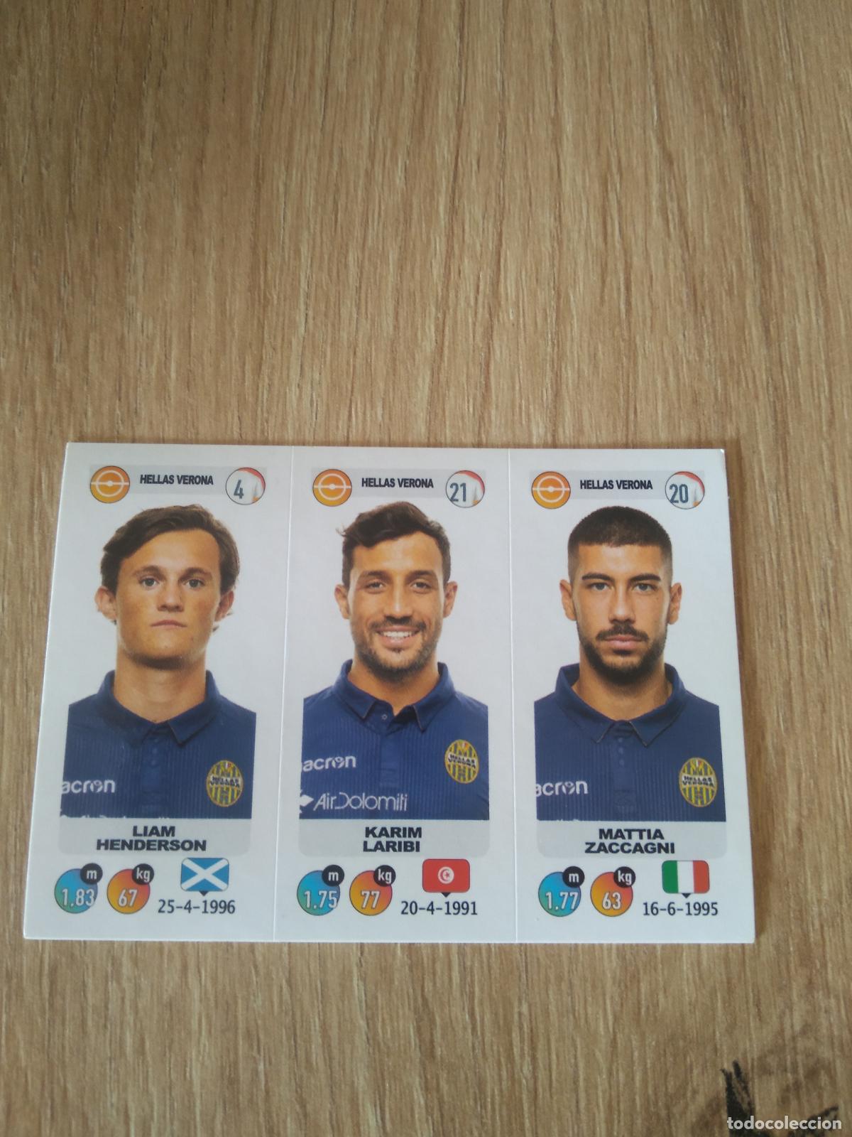 Cromos de f&uacute;tbol: 638 HENDERSON LARIBI ZACCAGNI CROMO FUTBOL PANINI LIGA ITALIA 18-19 CALCIATORI 2018-2019