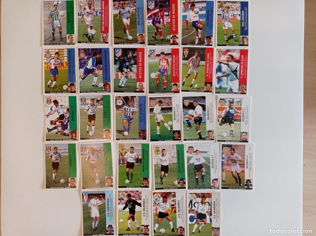 Cromos de f&uacute;tbol: Lote de 28 fichajes bajas y colocas Panini 95-96