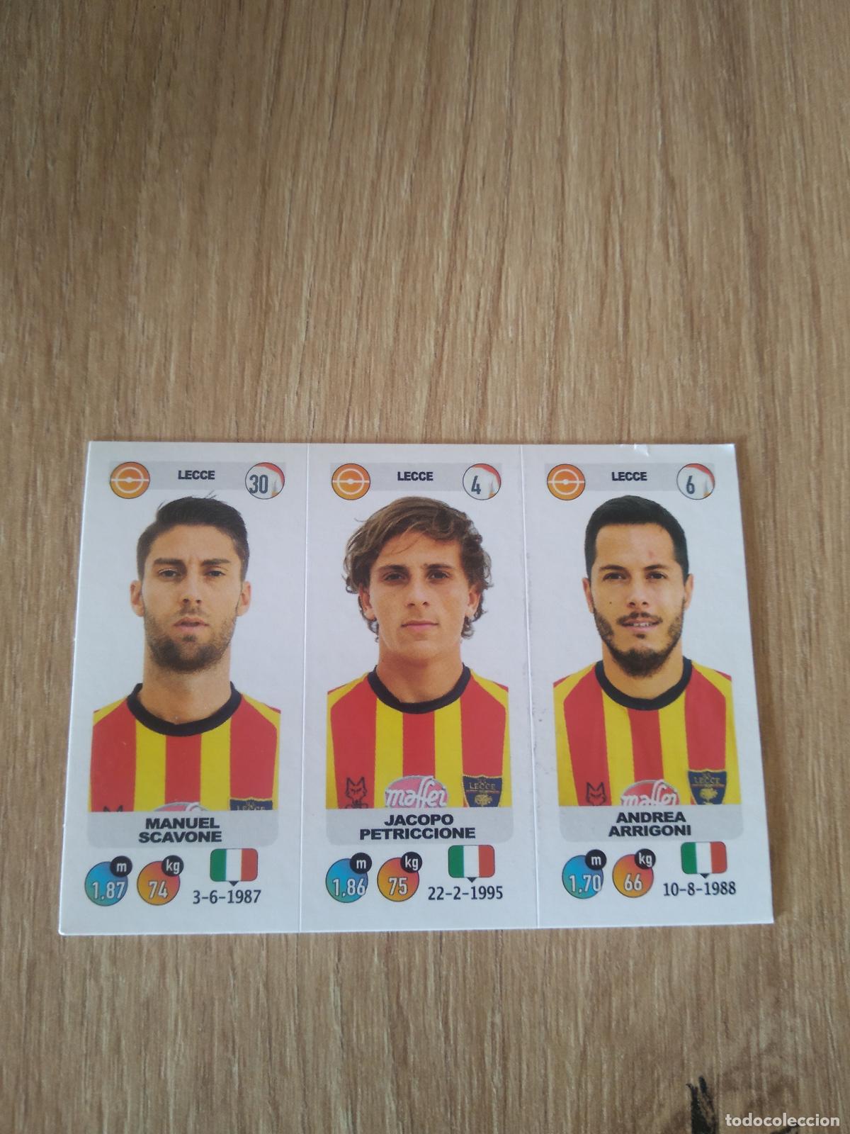 Cromos de f&uacute;tbol: 645 SCAVONE PETRICCIONE ARRIGONI LECCE CROMO FUTBOL PANINI LIGA ITALIA 18-19 CALCIATORI 2018-2019