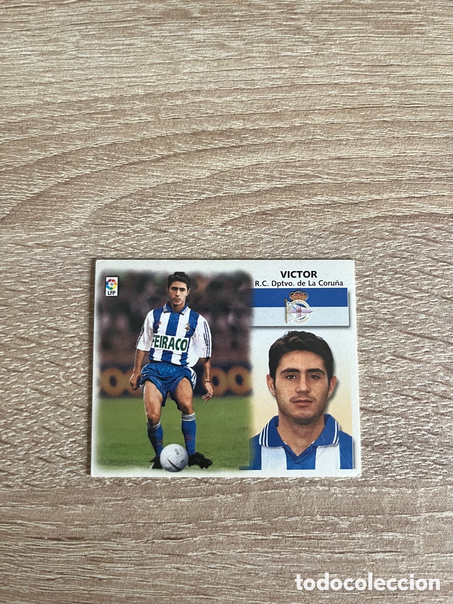 Football Stickers: V&Iacute;CTOR LIGA ESTE EDICIONES ESTE 1999 2000 99 00 DEPORTIVO DE A CORU&Ntilde;A