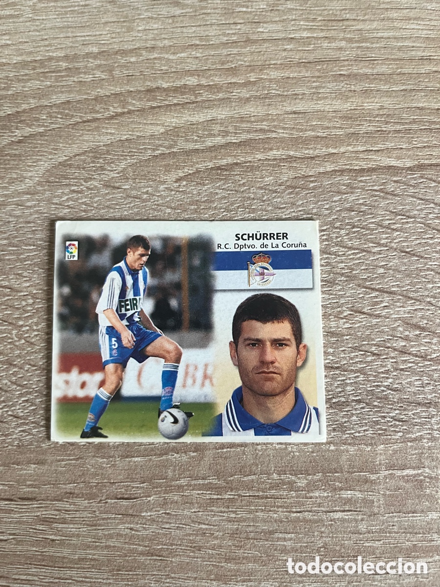 Cromos de f&uacute;tbol: SCHURRER LIGA ESTE EDICIONES ESTE 1999 2000 99 00 DEPORTIVO DE A CORU&Ntilde;A
