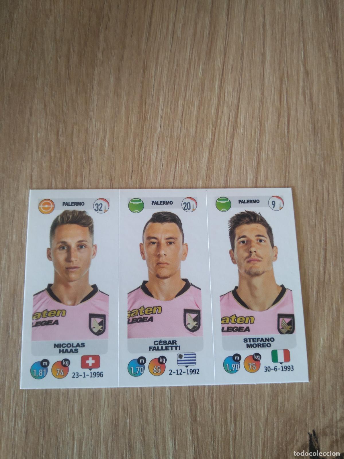 Cromos de f&uacute;tbol: 669 HAAS FALLETTI MOREO PALERMO CROMO FUTBOL PANINI LIGA ITALIA 18-19 CALCIATORI 2018-2019
