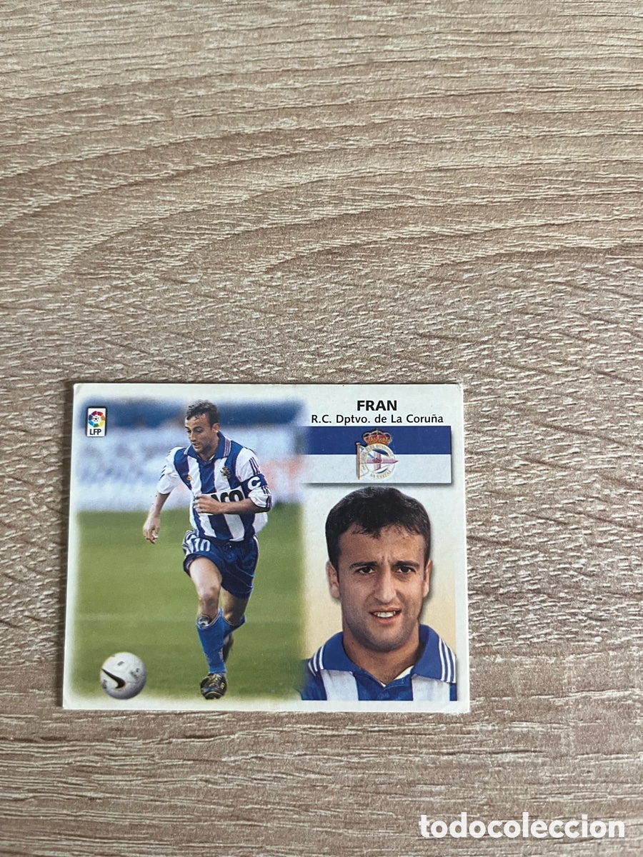 Cromos de f&uacute;tbol: FRAN LIGA ESTE EDICIONES ESTE 1999 2000 99 00 DEPORTIVO DE A CORU&Ntilde;A