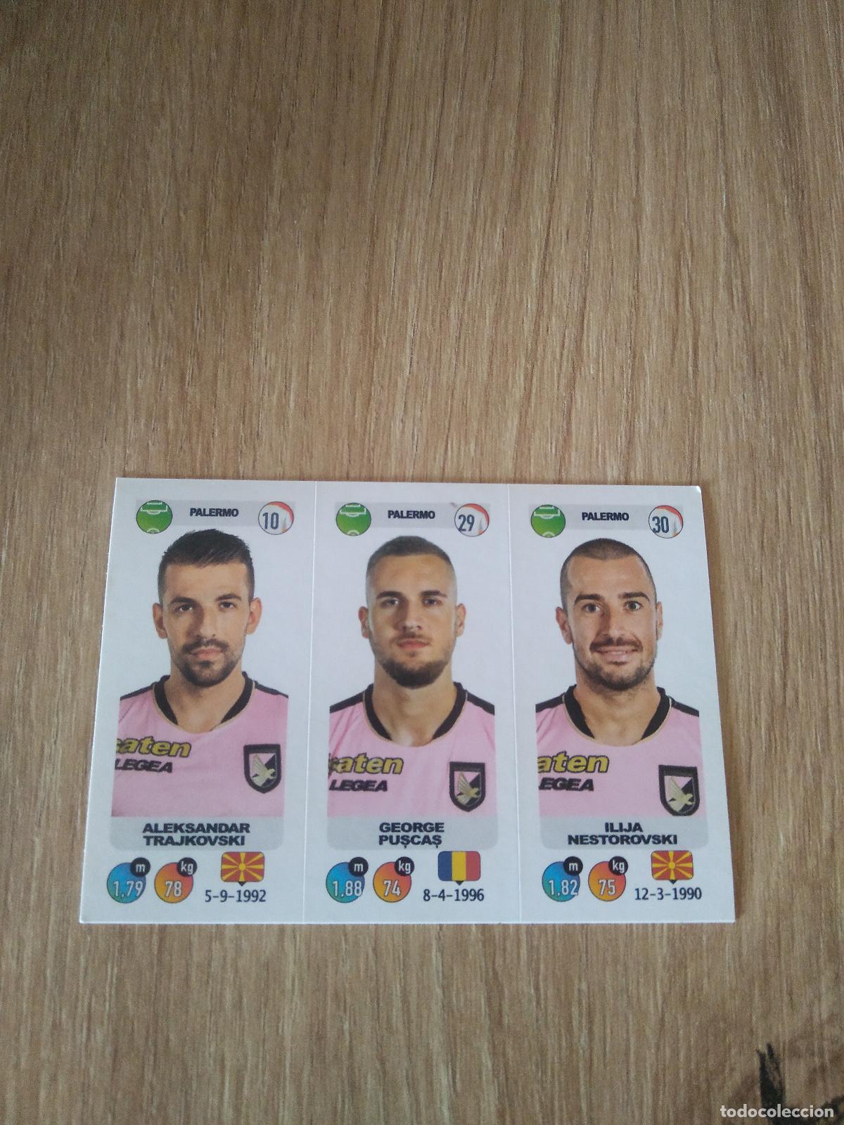 Cromos de f&uacute;tbol: 670 TRAJKOVSKI PUSCAS NESTOROVSKI PALERMO CROMO FUTBOL PANINI LIGA ITALIA 18-19 CALCIATORI 2018-2019