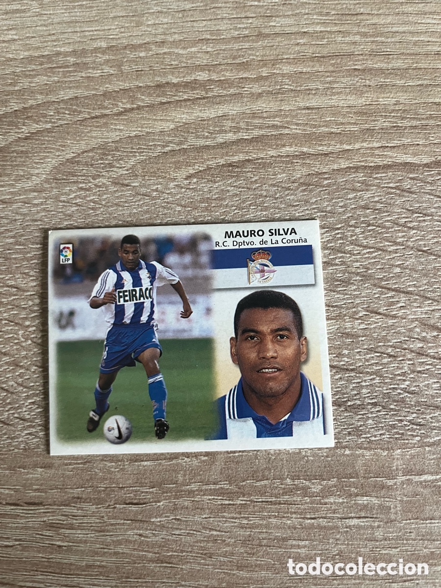 Cromos de f&uacute;tbol: MAURO SILVA LIGA ESTE EDICIONES ESTE 1999 2000 99 00 DEPORTIVO DE A CORU&Ntilde;A