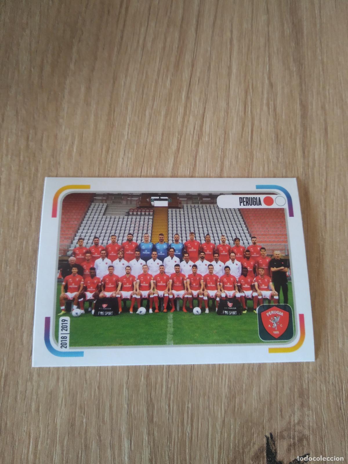Cromos de f&uacute;tbol: 671 EQUIPO PLANTILLA PERUGIA CROMO FUTBOL PANINI LIGA ITALIA 18-19 CALCIATORI 2018-2019