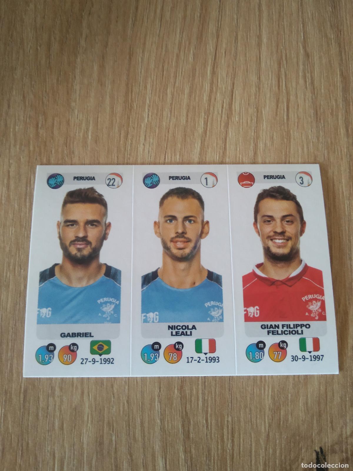 Cromos de f&uacute;tbol: 672 GABRIEL LEALI FELICIOLI PERUGIA CROMO FUTBOL PANINI LIGA ITALIA 18-19 CALCIATORI 2018-2019