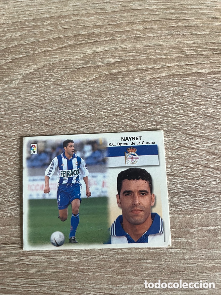 Cromos de f&uacute;tbol: NAYBET LIGA ESTE EDICIONES ESTE 1999 2000 99 00 DEPORTIVO DE A CORU&Ntilde;A