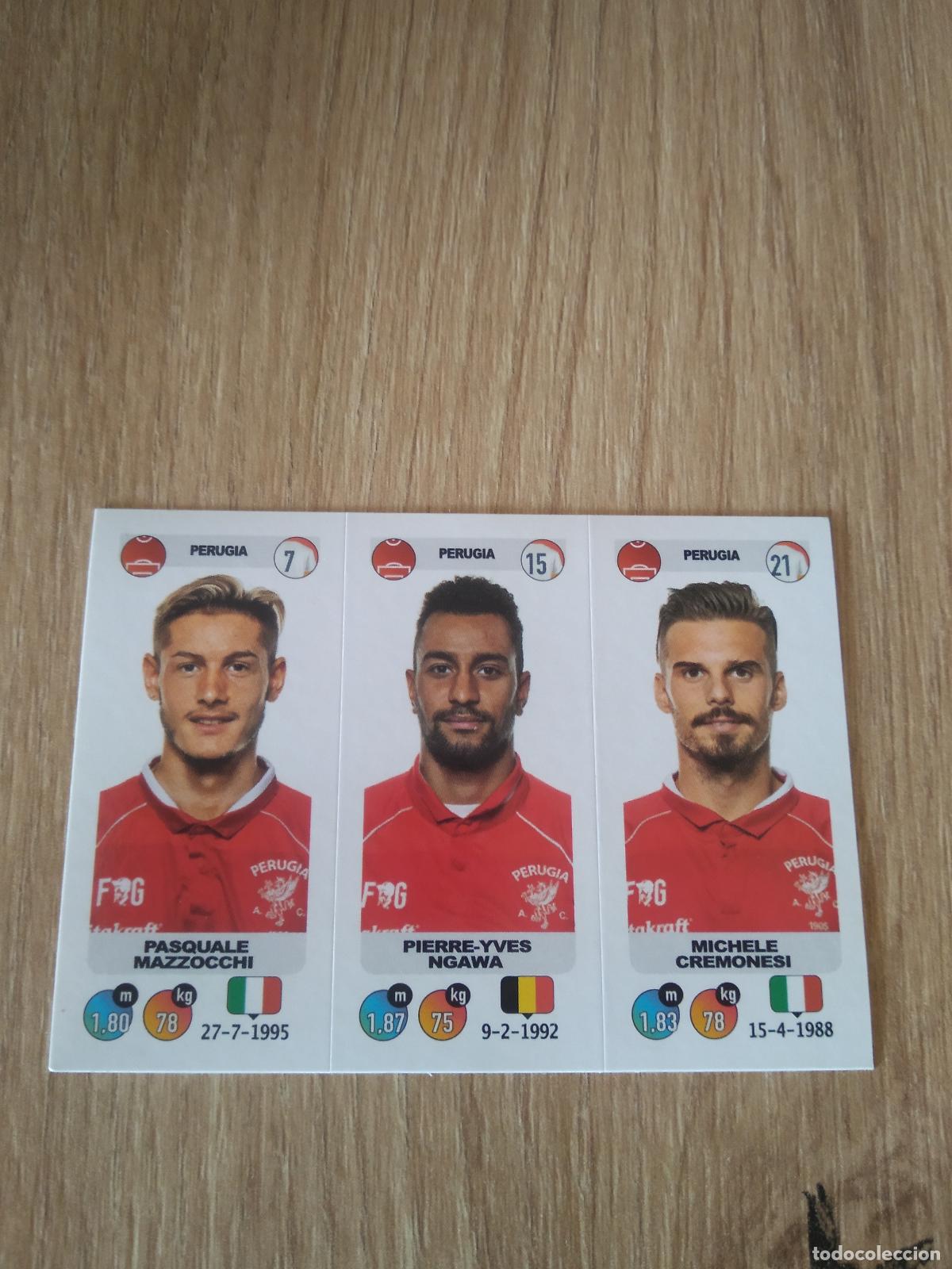 Cromos de f&uacute;tbol: 673 MAZZOCCHI NGAWA CREMONESI PERUGIA CROMO FUTBOL PANINI LIGA ITALIA 18-19 CALCIATORI 2018-2019