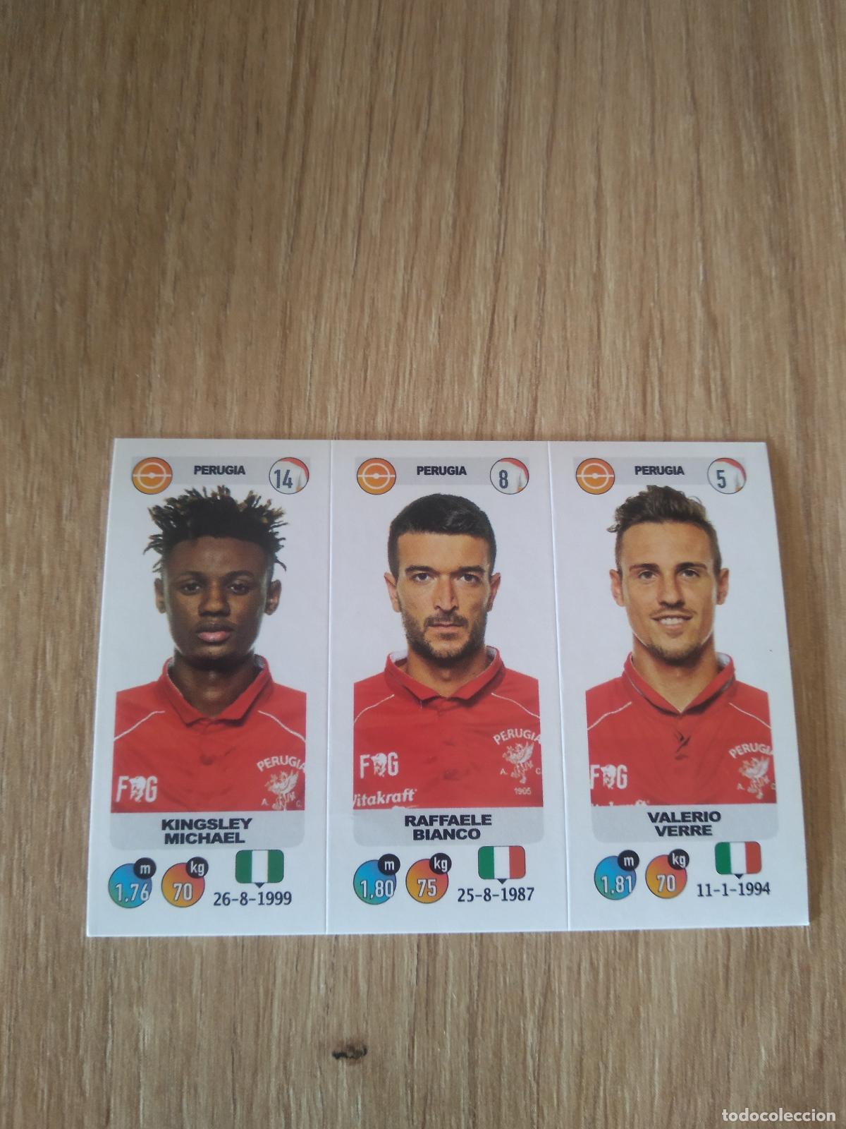 Cromos de f&uacute;tbol: 675 MICHAEL BIANCO VERRE PERUGIA CROMO FUTBOL PANINI LIGA ITALIA 18-19 CALCIATORI 2018-2019
