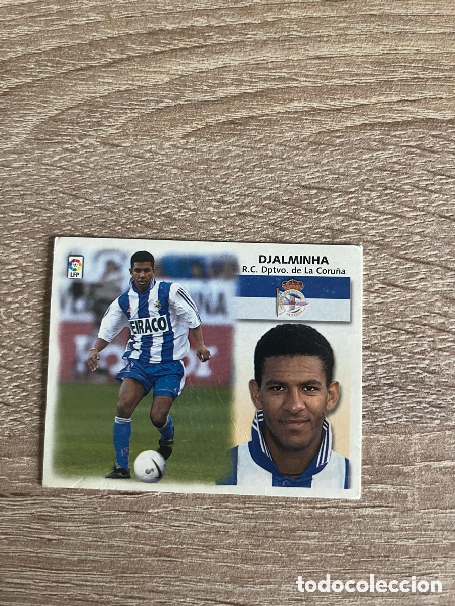 Cromos de f&uacute;tbol: DJALMINHA LIGA ESTE EDICIONES ESTE 1999 2000 99 00 DEPORTIVO DE A CORU&Ntilde;A