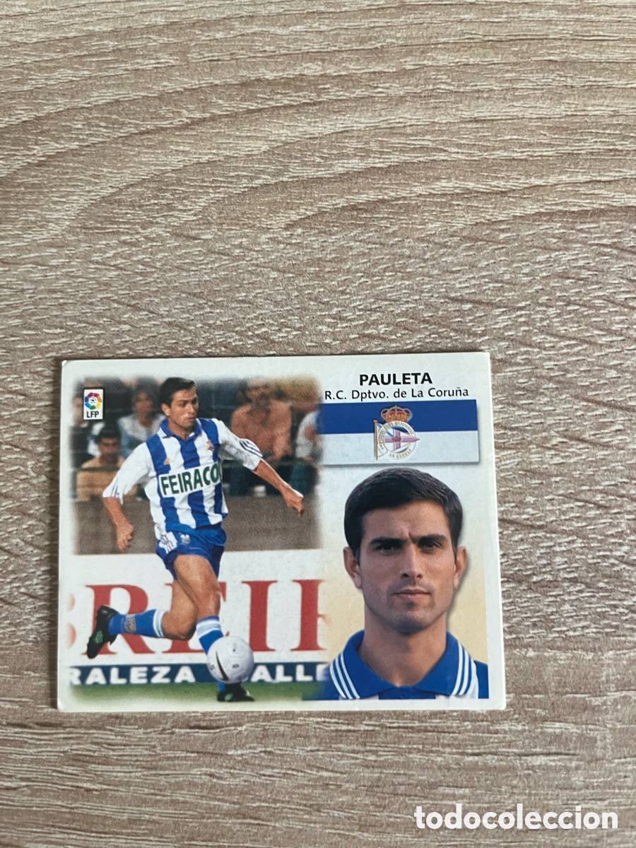 Cromos de f&uacute;tbol: PAULETA LIGA ESTE EDICIONES ESTE 1999 2000 99 00 DEPORTIVO DE A CORU&Ntilde;A