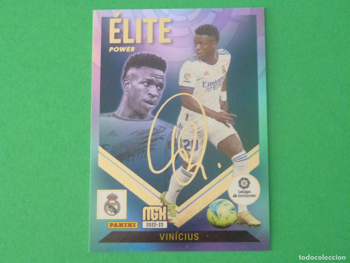 Cromos de f&uacute;tbol: TRADING CARD FUTBOL VINICIUS REAL MADRID C.F. N&ordm; P9 LIGA MEGACRACKS 2022-2023/22-23 PANINI