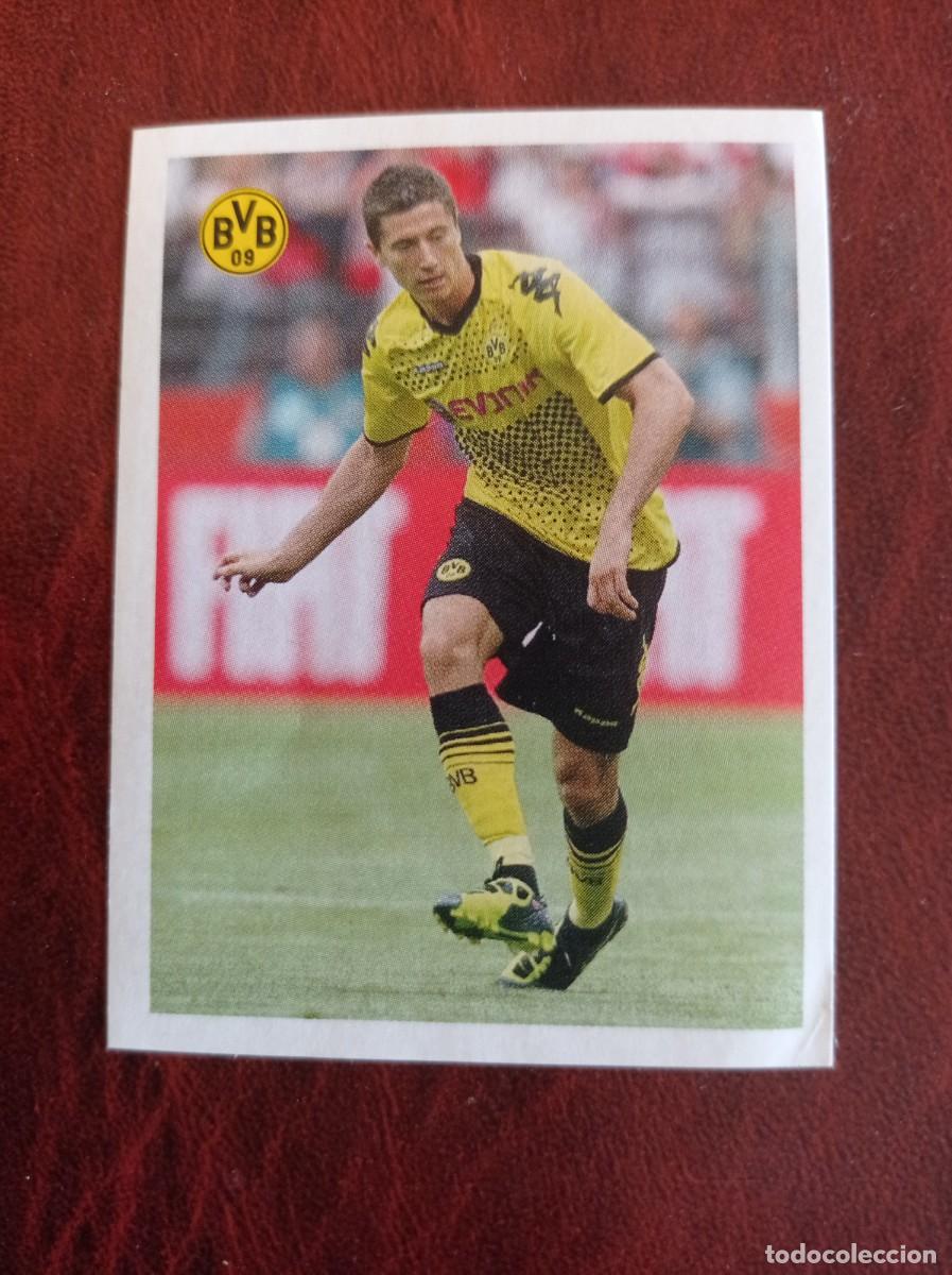 Cromos de f&uacute;tbol: Lewandowski Panini Borussia Dortmund 2011