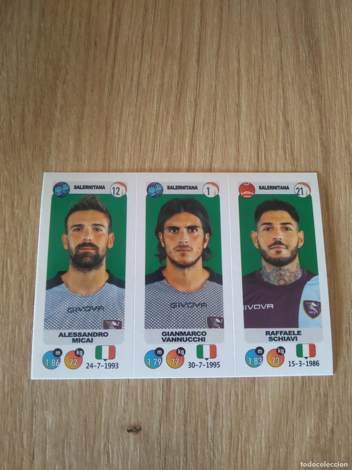 Cromos de f&uacute;tbol: 687 MICAI VANNUCCHI SCHIAVI SALERNITANA CROMO FUTBOL PANINI LIGA ITALIA 18-19 CALCIATORI 2018-2019