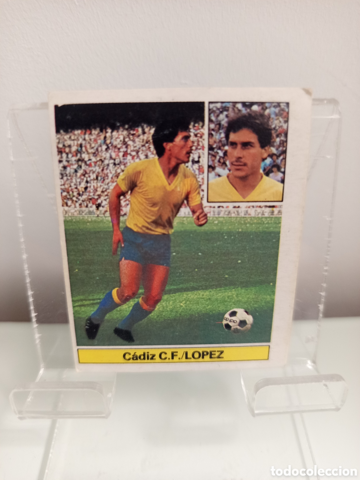 Cromos de f&uacute;tbol: ❇️ CROMO ⚽ L&Oacute;PEZ C&Aacute;DIZ 81 82 1981 1982 EDICIONES ESTE DESPEGADO DE &Aacute;LBUM ❇️
