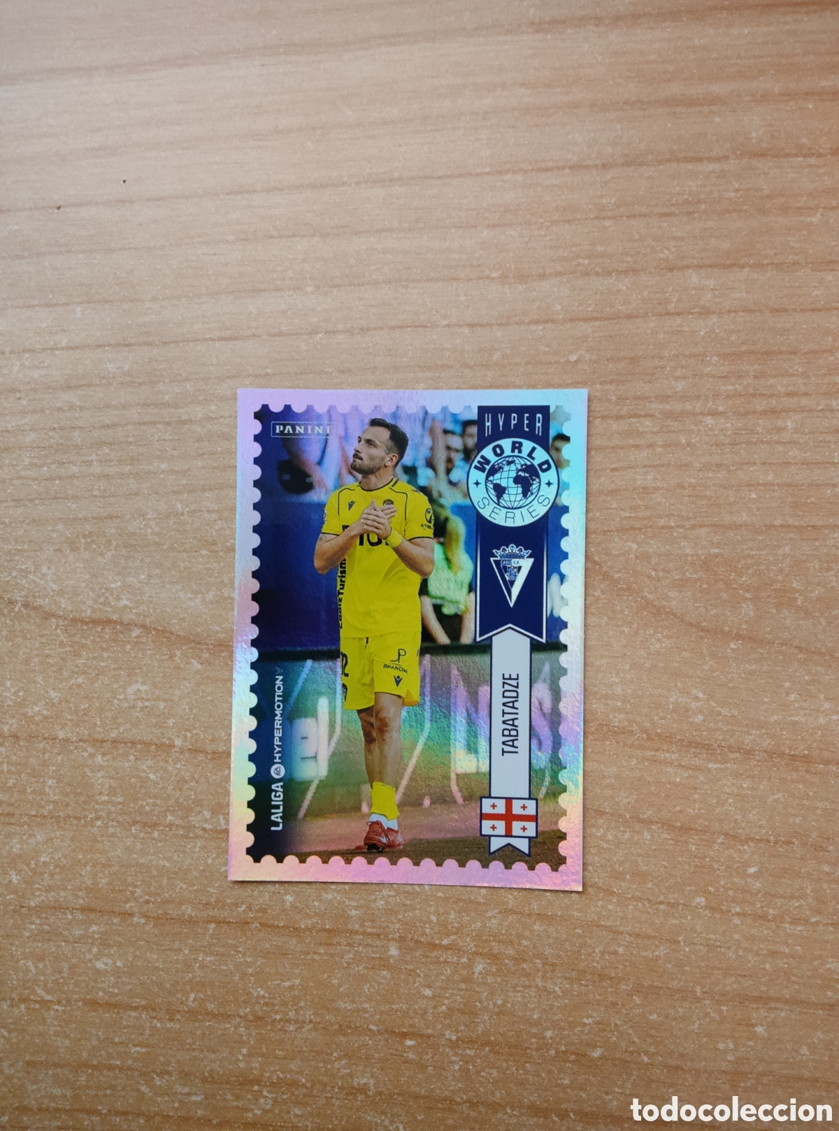 Cromos de f&uacute;tbol: 453 TABATADZE CADIZ HYPER WORLD SERIES LIGA HYPERMOTION 2025 2026