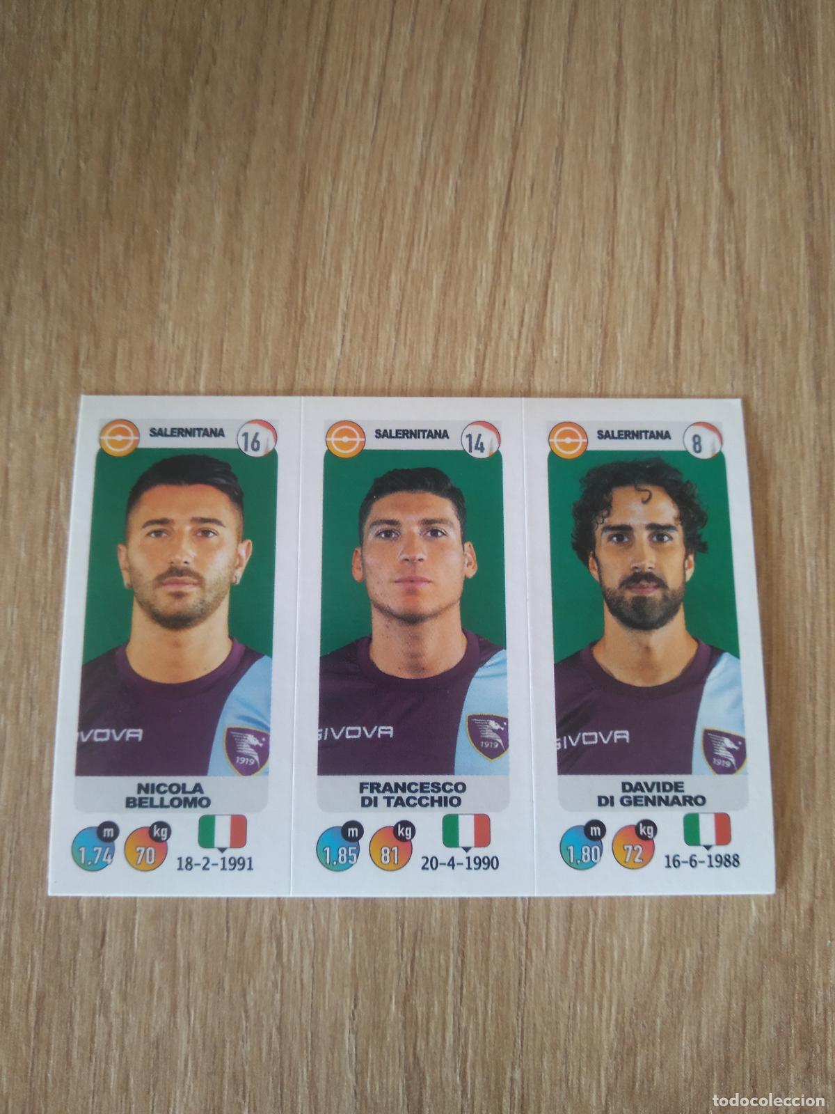 Cromos de f&uacute;tbol: 690 BELLOMO DI TACCHIO DI GENNARO CROMO FUTBOL PANINI LIGA ITALIA 18-19 CALCIATORI 2018-2019