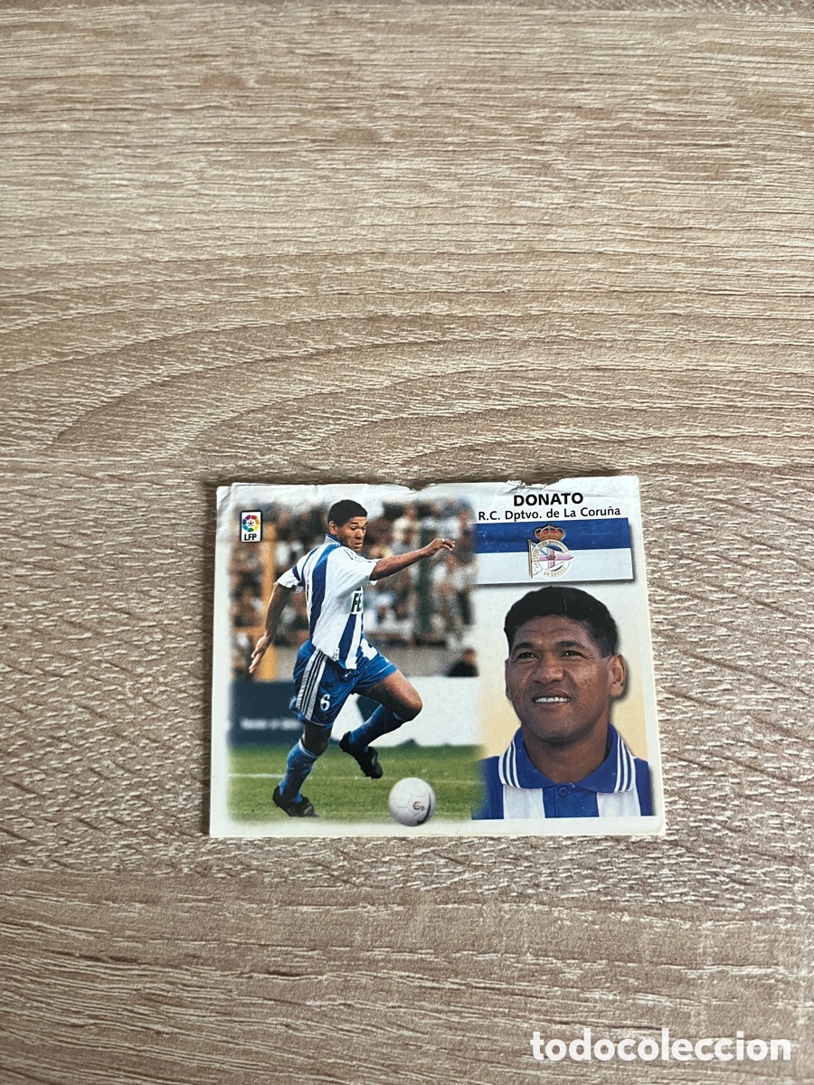 Cromos de f&uacute;tbol: DONATO LIGA ESTE EDICIONES ESTE 1999 2000 99 00 DEPORTIVO DE A CORU&Ntilde;A EN MALAS CONDICIONES