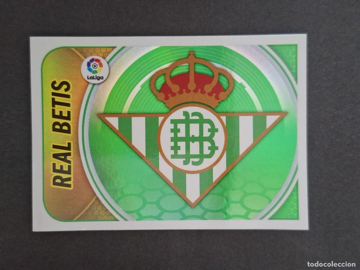 Cromos de f&uacute;tbol: L3 ESCUDO REAL BETIS BALOMPIE LIGA ESTE 2016 2017 16 17 NUNCA PEGADO SIN PEGAR