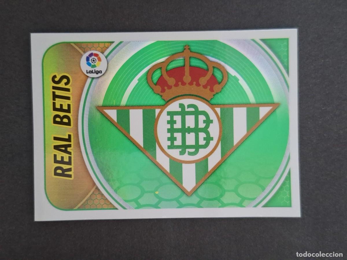 Cromos de f&uacute;tbol: L3 ESCUDO REAL BETIS BALOMPIE LIGA ESTE 2016 2017 16 17 NUNCA PEGADO SIN PEGAR