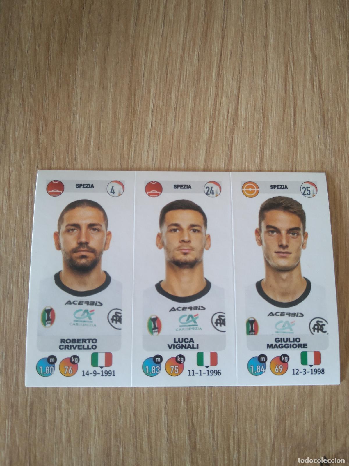Cromos de f&uacute;tbol: 697 CRIVELLO VIGNALI MAGGIORE SPEZIA CROMO FUTBOL PANINI LIGA ITALIA 18-19 CALCIATORI 2018-2019