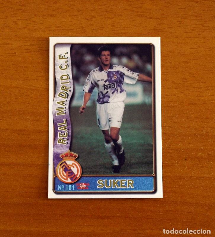 Cromos de f&uacute;tbol: Real Madrid -N&ordm; 104 Suker -&Uacute;ltima Hora -Mundicromo Las Fichas de la Liga de F&uacute;tbol 1996-1997-96-97