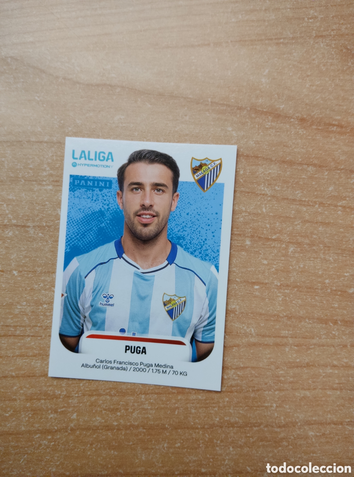 Cromos de f&uacute;tbol: 291 PUGA MALAGA LIGA HYPERMOTION 2025 2026