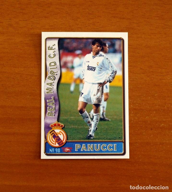 Cromos de f&uacute;tbol: Real Madrid-98 Panucci-&Uacute;ltima Hora-Rookie-Mundicromo Las Fichas de la Liga de F&uacute;tbol 1996-1997-96-97