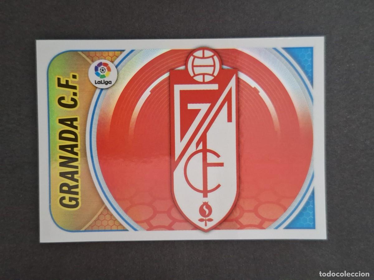 Cromos de f&uacute;tbol: L3 ESCUDO GRANADA C. F. LIGA ESTE 2016 2017 16 17 NUNCA PEGADO SIN PEGAR