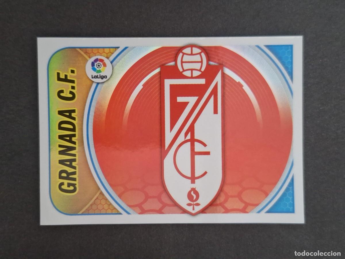 Cromos de f&uacute;tbol: L3 ESCUDO GRANADA C. F. LIGA ESTE 2016 2017 16 17 NUNCA PEGADO SIN PEGAR