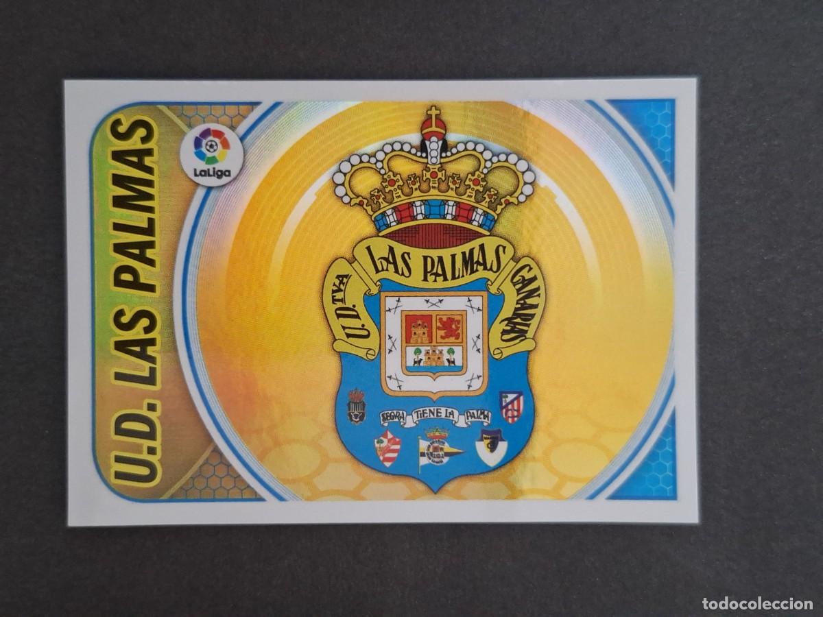Cromos de f&uacute;tbol: L3 ESCUDO U. D. LAS PALMAS LIGA ESTE 2016 2017 16 17 NUNCA PEGADO SIN PEGAR