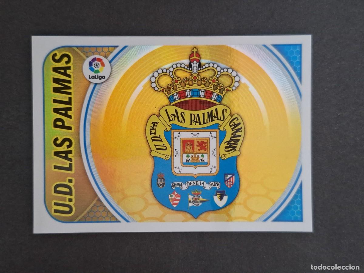 Cromos de f&uacute;tbol: L3 ESCUDO U. D. LAS PALMAS LIGA ESTE 2016 2017 16 17 NUNCA PEGADO SIN PEGAR