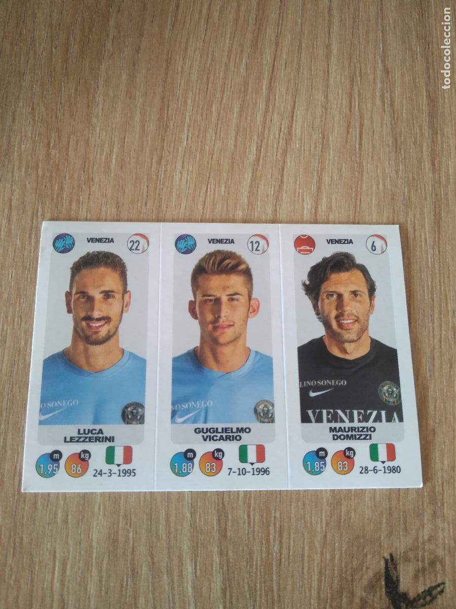 Cromos de f&uacute;tbol: 702 LEZZERINI VICARIO DOMIZZI VENEZIA CROMO FUTBOL PANINI LIGA ITALIA 18-19 CALCIATORI 2018-2019