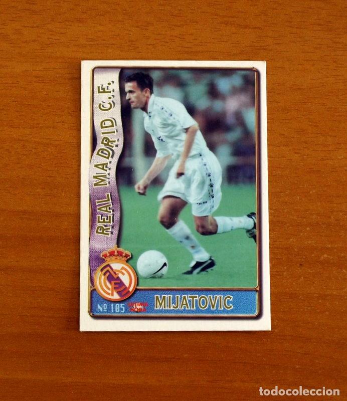 Cromos de f&uacute;tbol: Real Madrid -N&ordm; 105 Mijatovic-&Uacute;ltima Hora-Mundicromo Las Fichas de la Liga de F&uacute;tbol 1996-1997-96-97