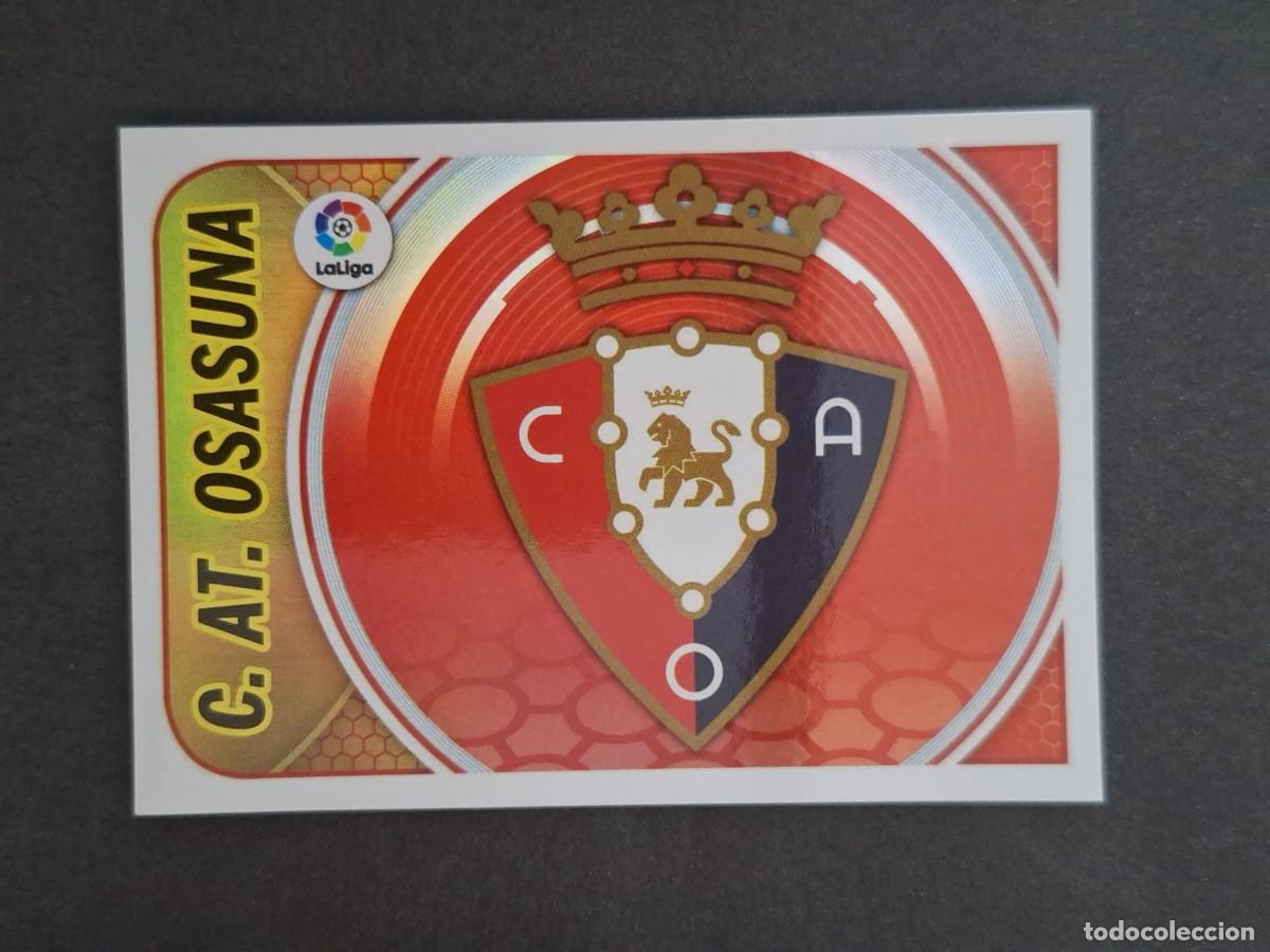 Cromos de f&uacute;tbol: L3 ESCUDO C. A. OSASUNA LIGA ESTE 2016 2017 16 17 NUNCA PEGADO SIN PEGAR