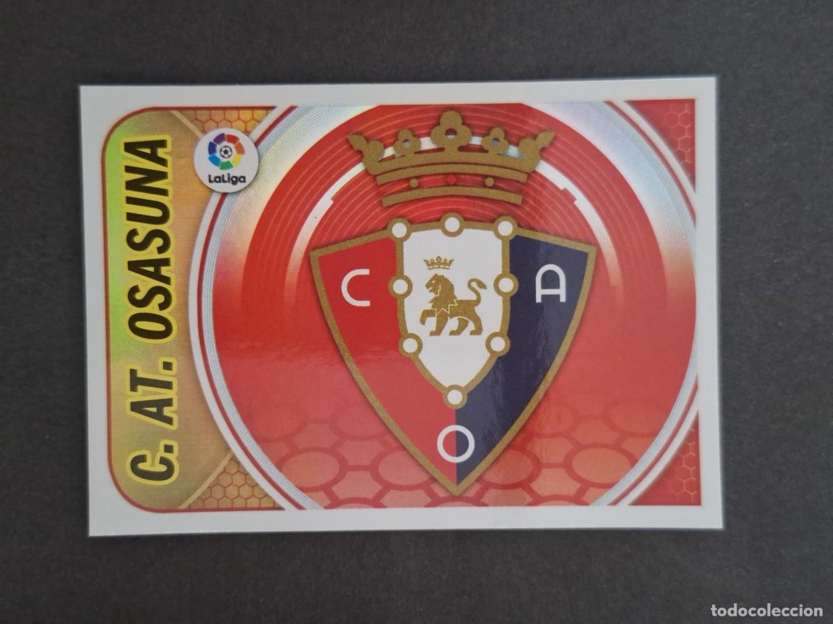 Cromos de f&uacute;tbol: L3 ESCUDO C. A. OSASUNA LIGA ESTE 2016 2017 16 17 NUNCA PEGADO SIN PEGAR