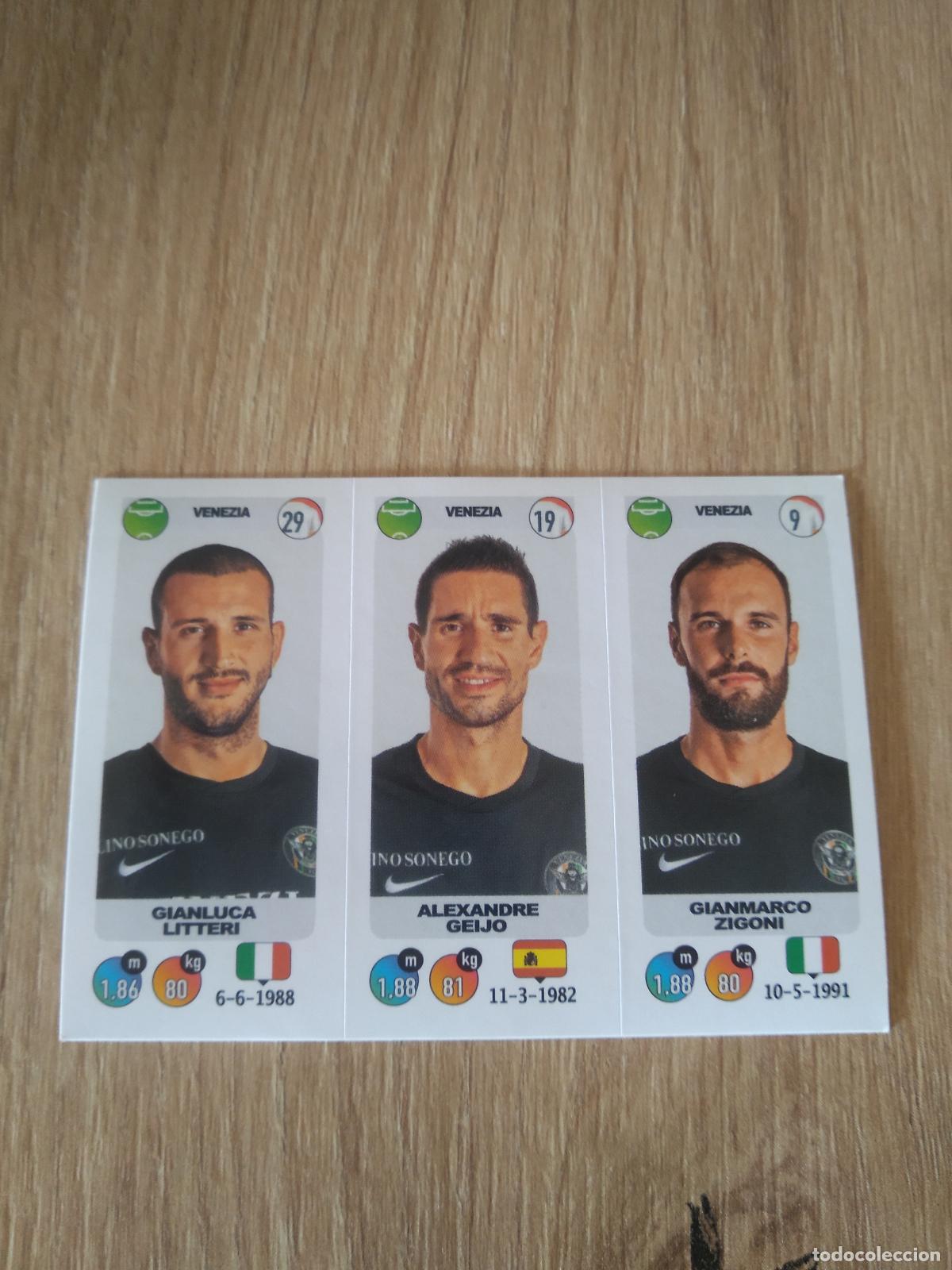 Cromos de f&uacute;tbol: 707 LITTERI GEIJO ZIGONI VENEZIA CROMO FUTBOL PANINI LIGA ITALIA 18-19 CALCIATORI 2018-2019