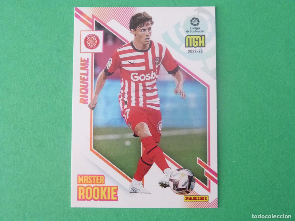 Cromos de f&uacute;tbol: TRADING CARD FUTBOL RIQUELME GIRONA F.C. N&ordm; 504 LIGA MEGACRACKS 2022-2023/22-23 PANINI