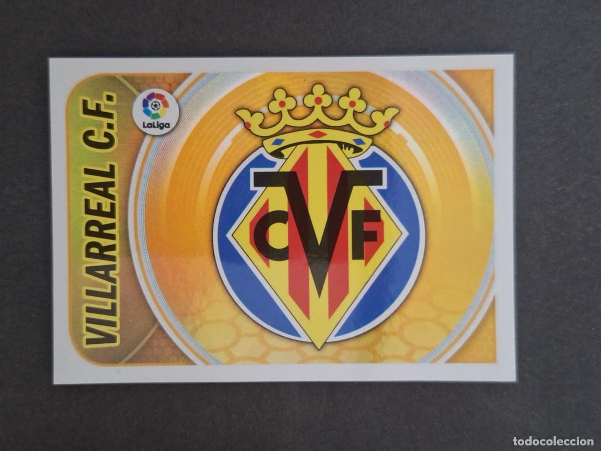 Cromos de f&uacute;tbol: L3 ESCUDO VILLARREAL C. F. LIGA ESTE 2016 2017 16 17 NUNCA PEGADO SIN PEGAR