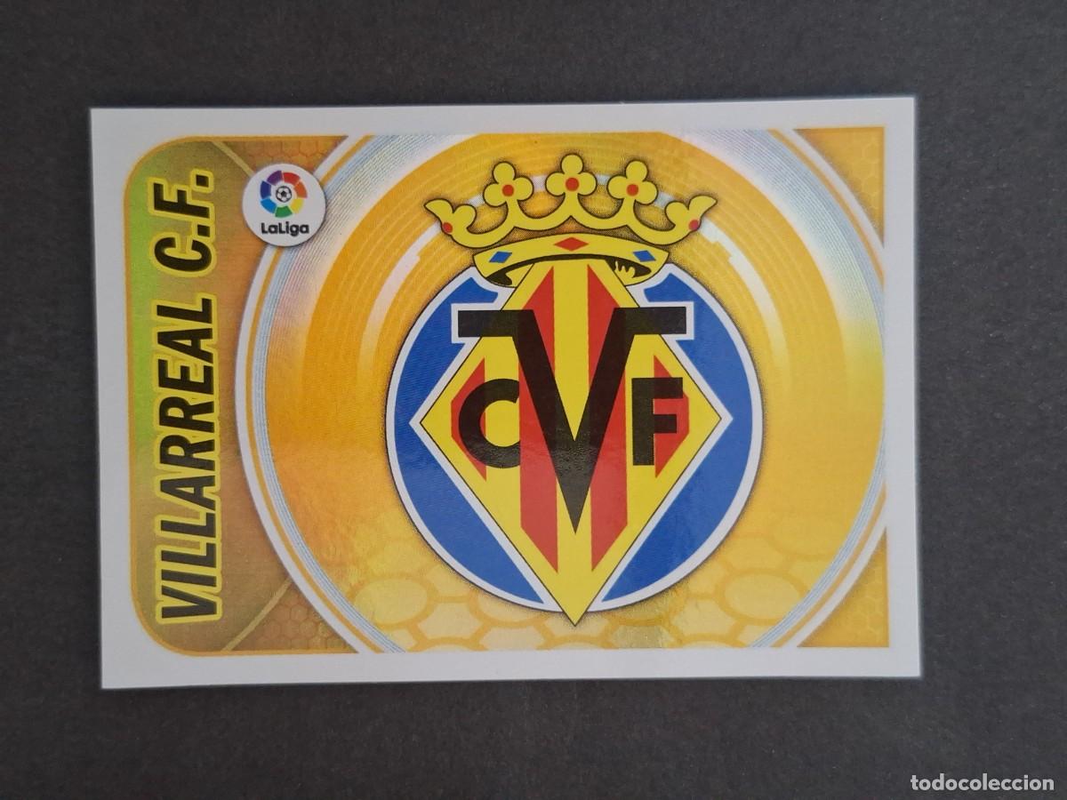 Cromos de f&uacute;tbol: L3 ESCUDO VILLARREAL C. F. LIGA ESTE 2016 2017 16 17 NUNCA PEGADO SIN PEGAR
