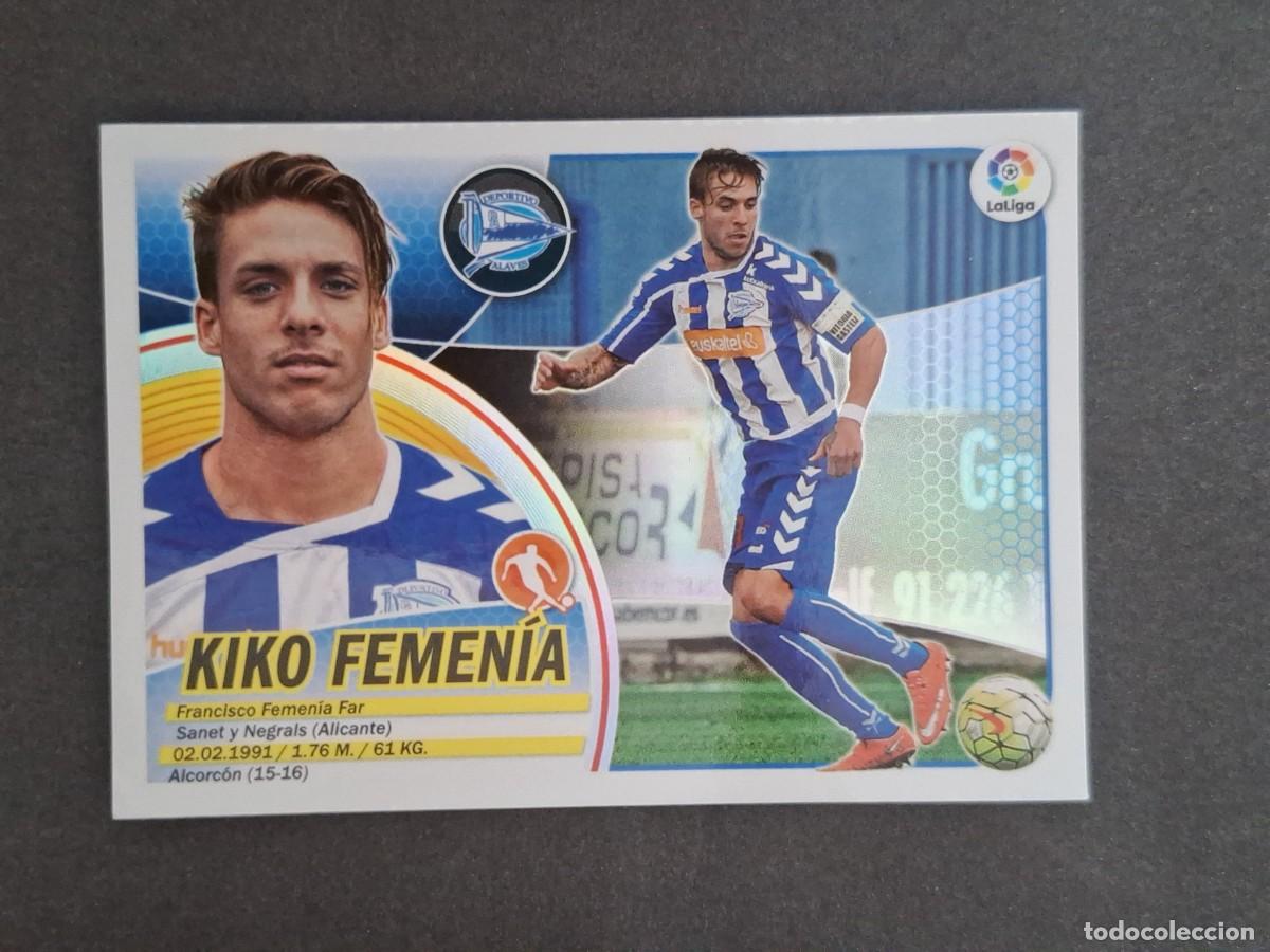 Cromos de f&uacute;tbol: L3 KIKO FEMENIAN DEPORTIVO ALAVES LIGA ESTE 2016 2017 16 17 NUNCA PEGADO SIN PEGAR