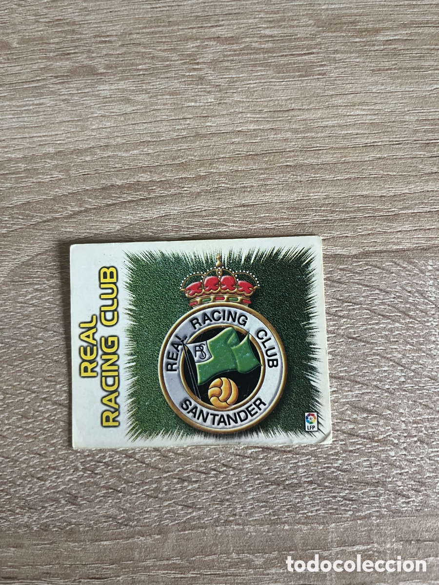 Cromos de f&uacute;tbol: ESCUDO LOGO RACING DE SANTANDER LIGA ESTE EDICIONES ESTE 1999 2000 99 00 RACING DE SANTANDER