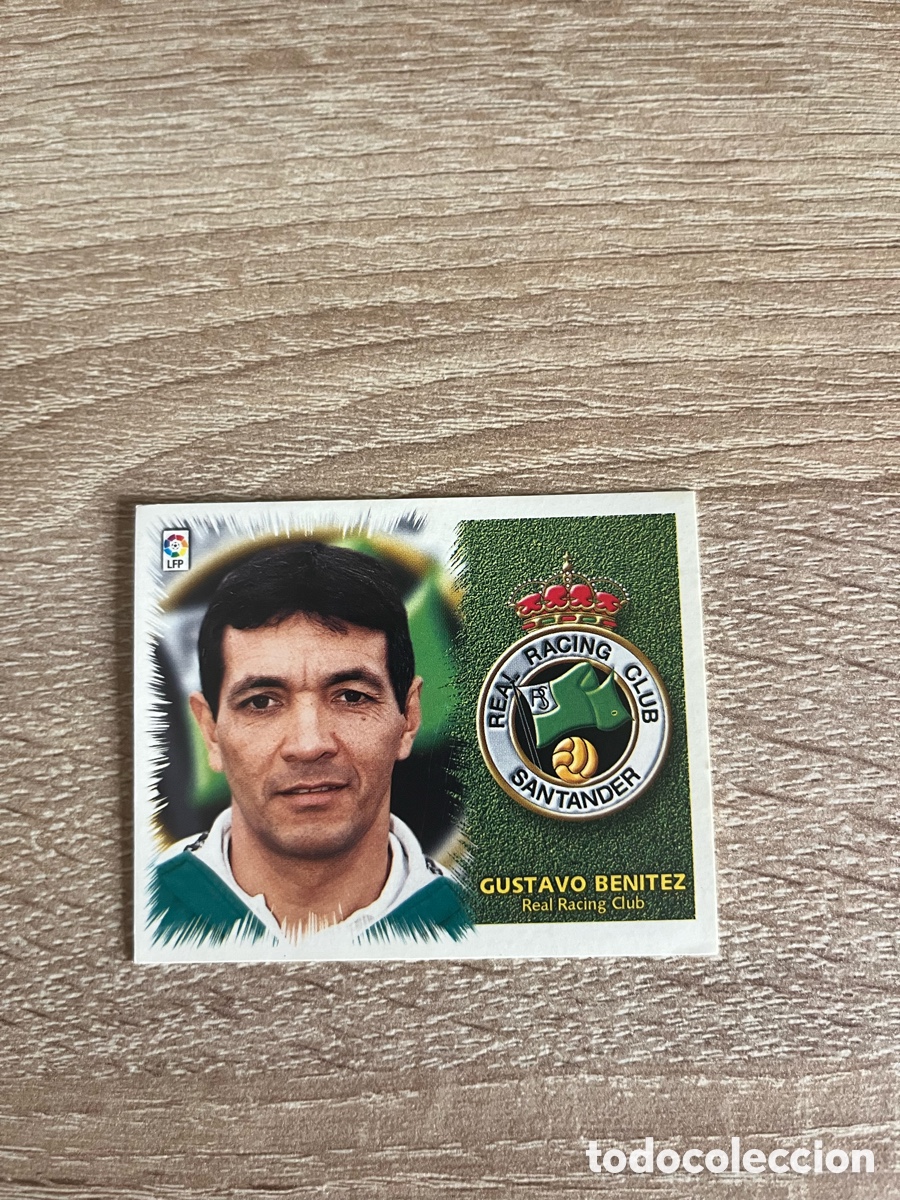 Cromos de f&uacute;tbol: GUSTAVO BEN&Iacute;TEZ ENTRENADOR LIGA ESTE EDICIONES ESTE 1999 2000 99 00 RACING DE SANTANDER