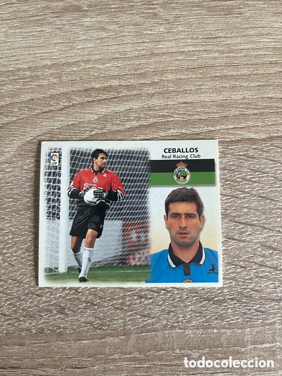 Cromos de f&uacute;tbol: CEBALLOS LIGA ESTE EDICIONES ESTE 1999 2000 99 00 RACING DE SANTANDER